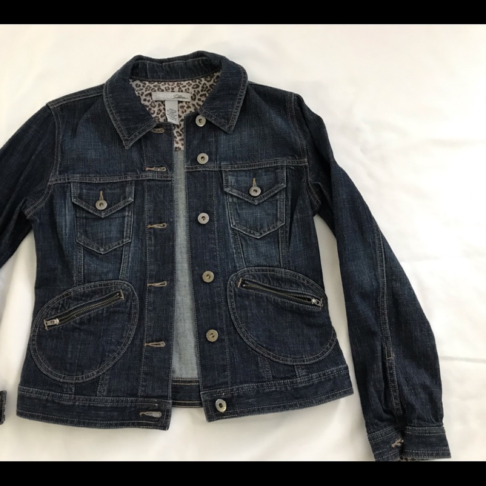 Chico’s Platinum Blue Denim Jacket - Size 0